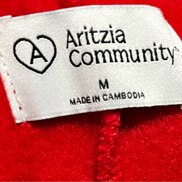 NWT Aritzia X Min Heo Lunar NY Mega flashing red joggers/ sweatpants - Picture 5 of 16